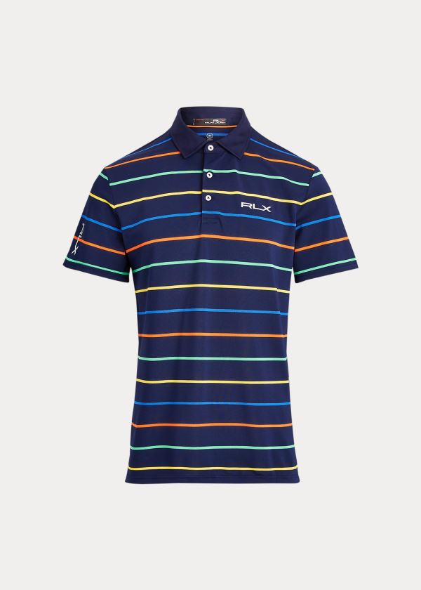 Men's Ralph Lauren Custom Slim Tech Piqué Polos | 584396MIC